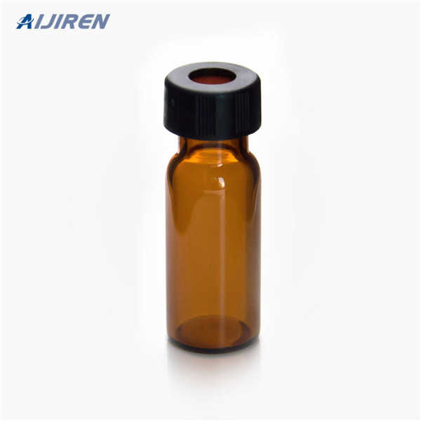 40% larger opening amber crimp seal vial PTFE/Silicone septa